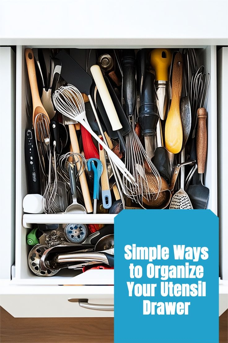 Simple Ways To Organize Your Utensil Drawer | Cooking Utensil Storage ... throughout Kitchen Drawer Organization Ideas
